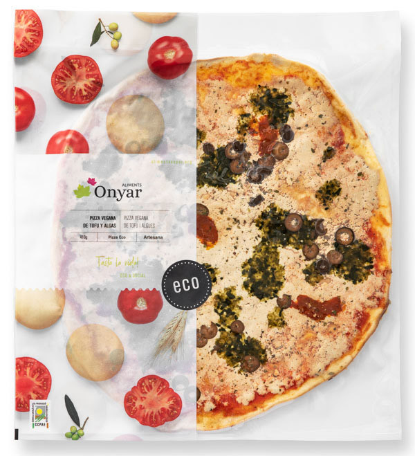 Pizza integral bolonyesa vegana